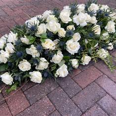 Rose &amp; Thistle Casket Spray