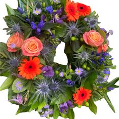 Mixed Colour Wreath