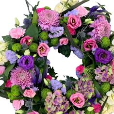 Pink &amp; Purple Wreath