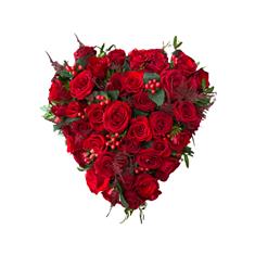 Solid Rose Heart Tribute