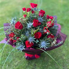 Handtie Rose &amp; Thistle