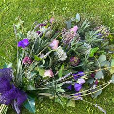 Funeral Sheaf Blues Purples