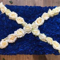 Saltire Flag Funeral Tribute