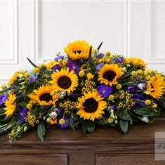 Sunflower Casket Spray